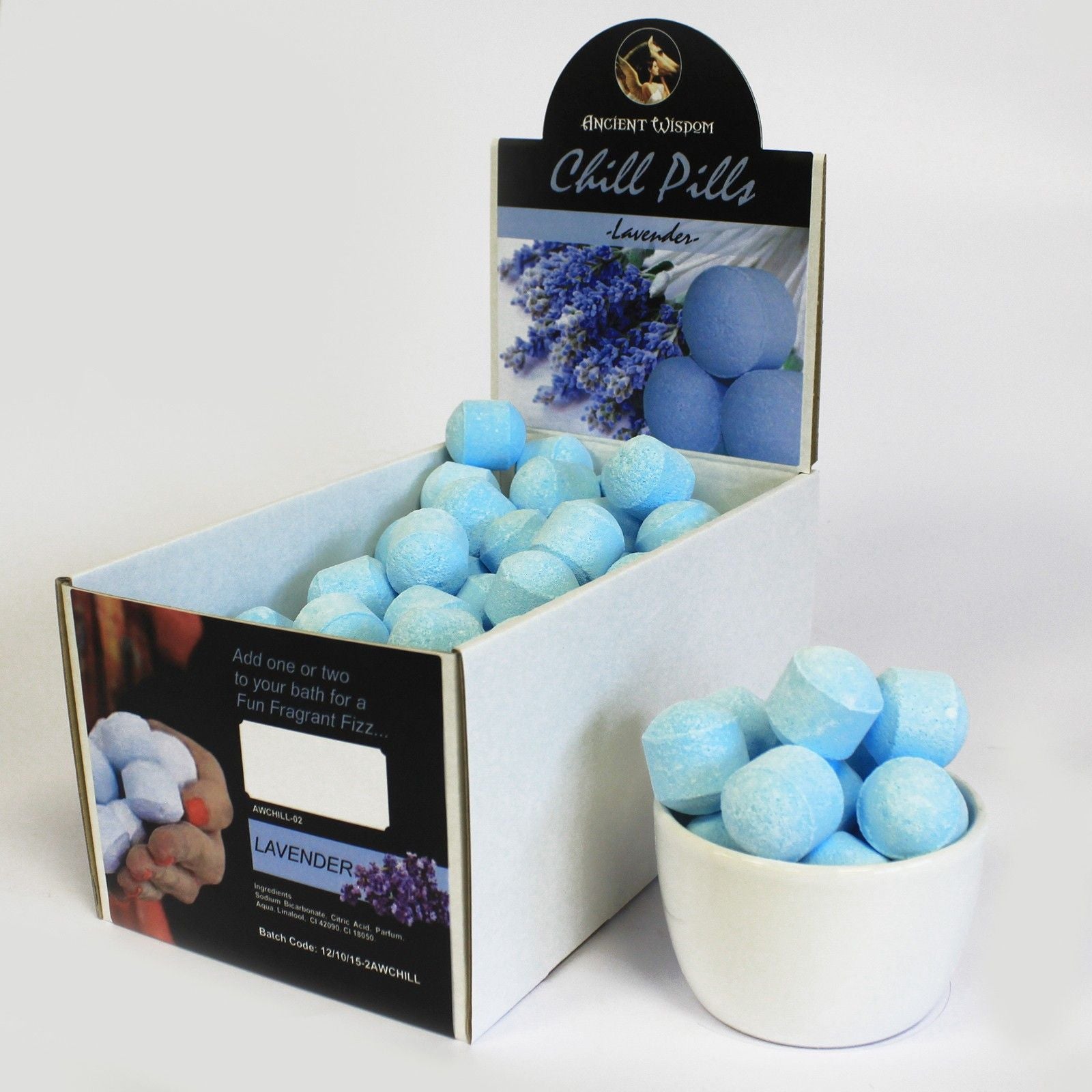 Lavender Chill Pills - Luxury Bath Bombs (1.3kg)