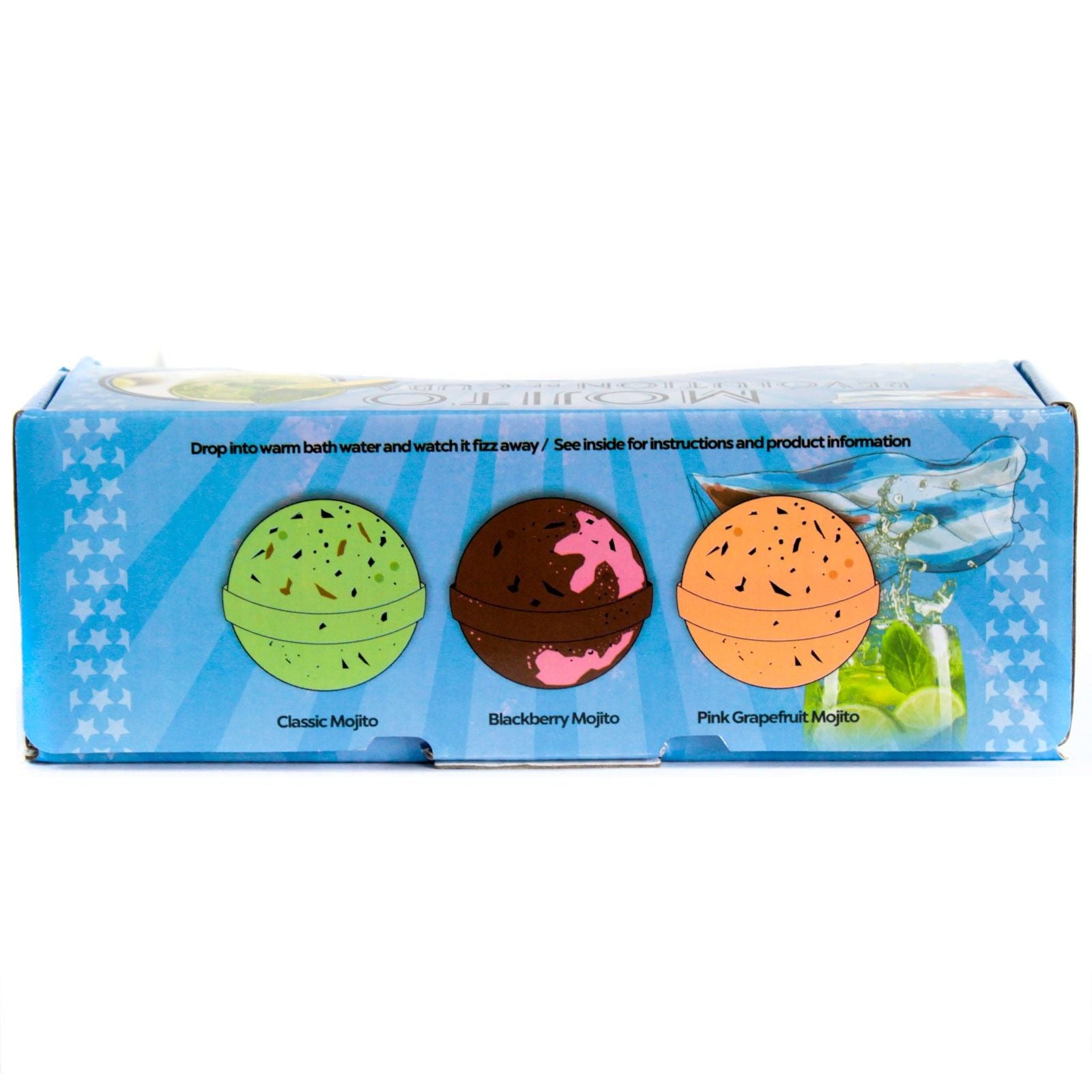 Mojito Cocktail Bath Bombs - Set of Three