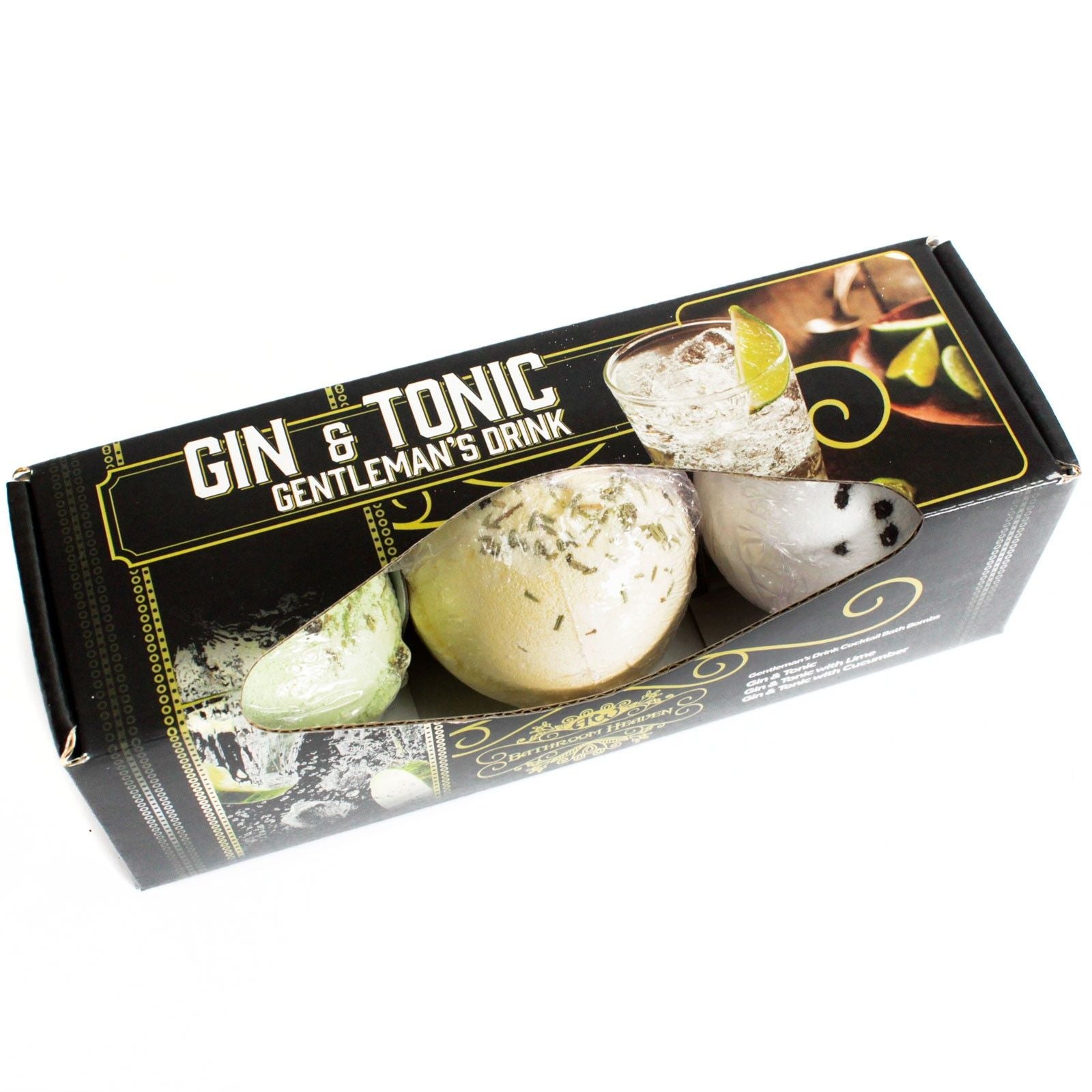 Cocktail Bath Bombs Trio - Gin & Tonic Collection