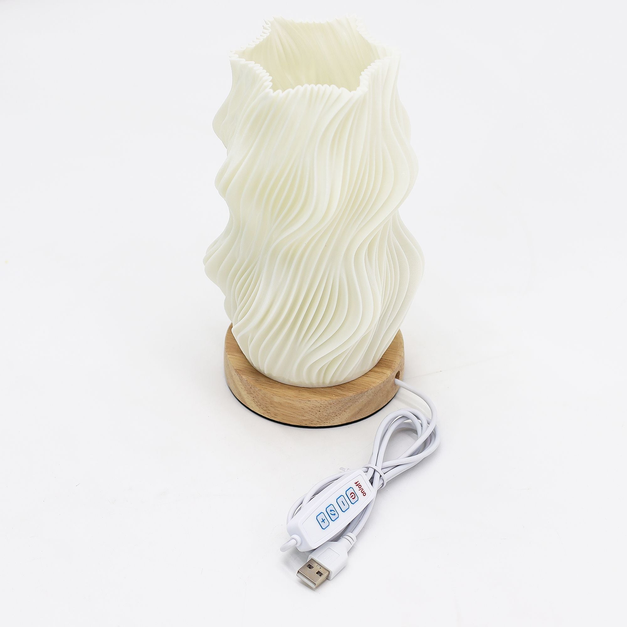 Star Twisted Wave Lamp - USB-C