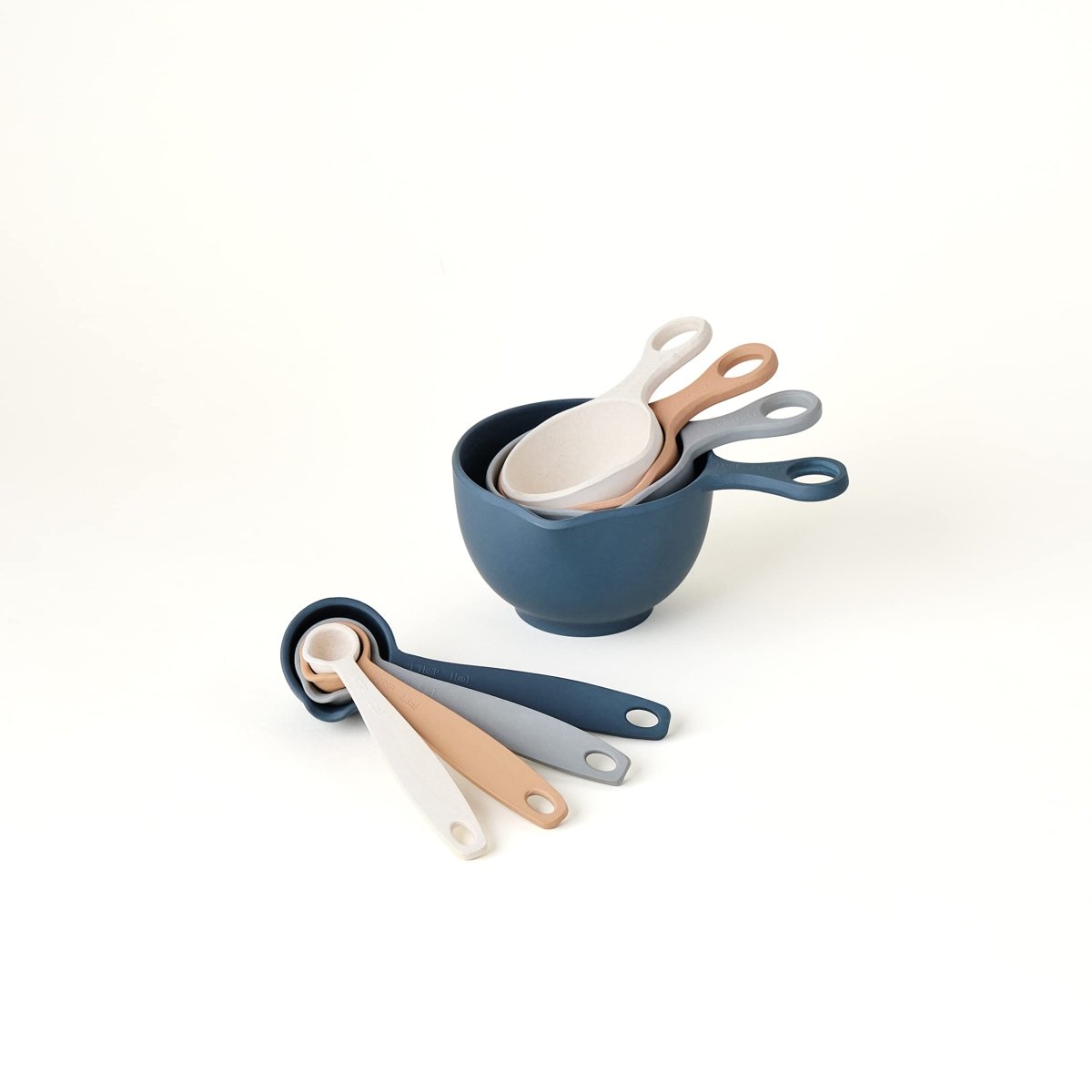 Bamboozle Measuring Cups & Spoons Set - Sustainable Bamboo Fiber - WowStore.live