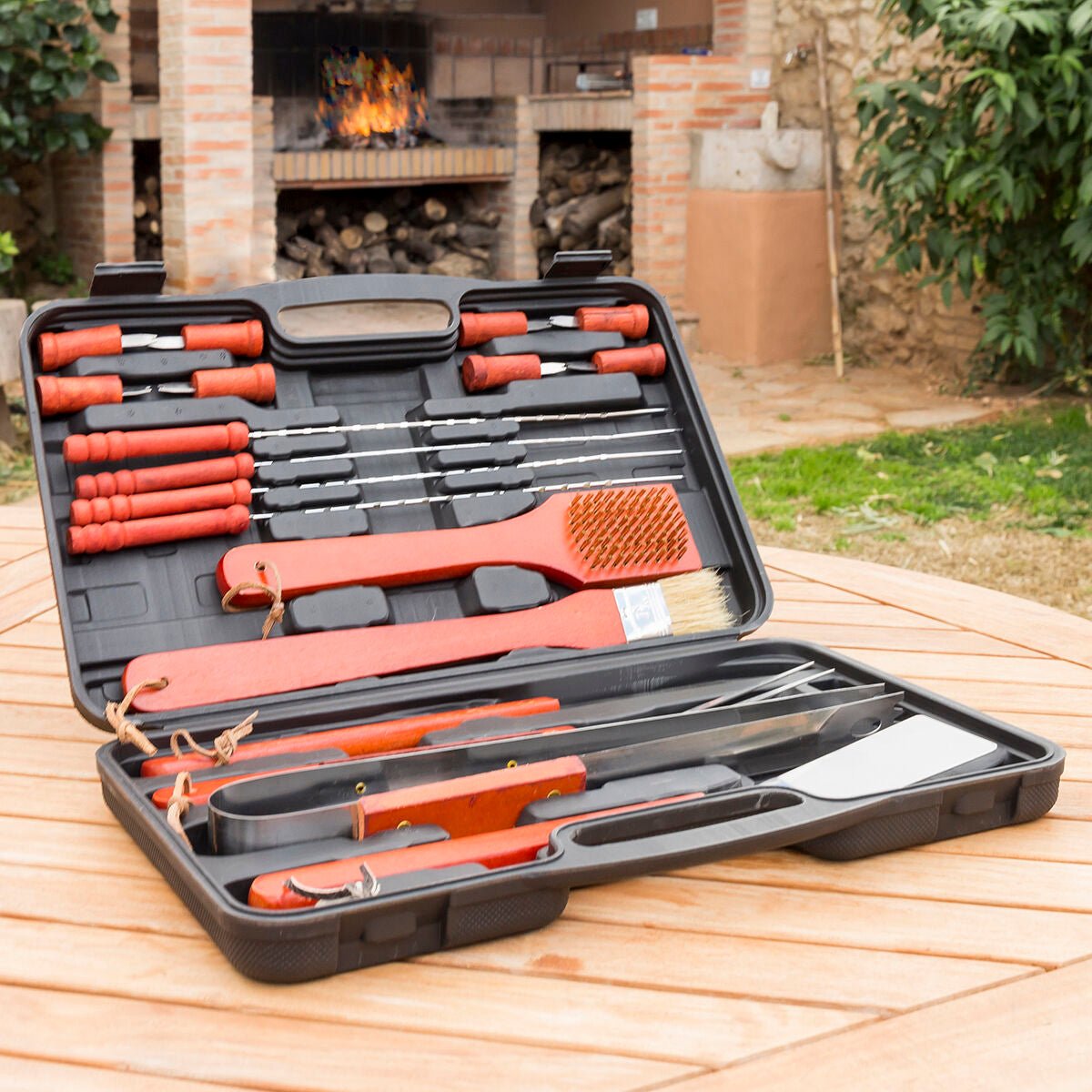 Barbecue Case Barbecase InnovaGoods 18 Pieces - Wow Store