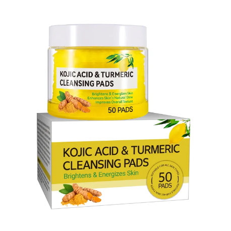 Turmeric Kojic Acid Cleansing Pads - 50 Piece Set