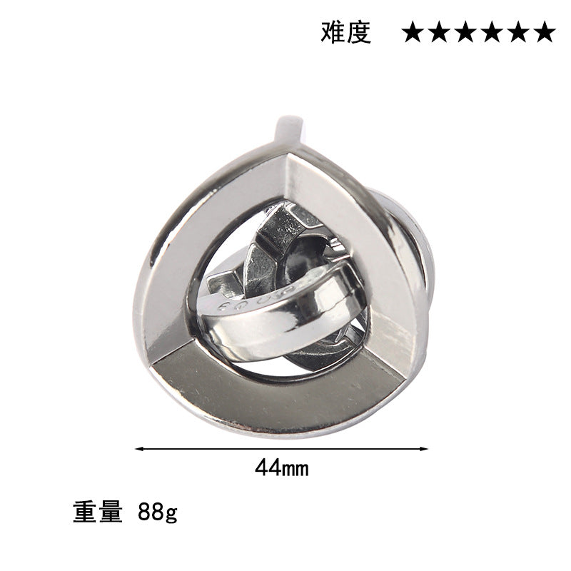 Luxury Puzzle Lock - Premium Zinc Alloy Intelligence Toy