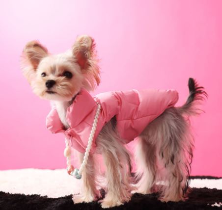 Luxury Sleeveless Puppy Vest with Removable Fur Detail