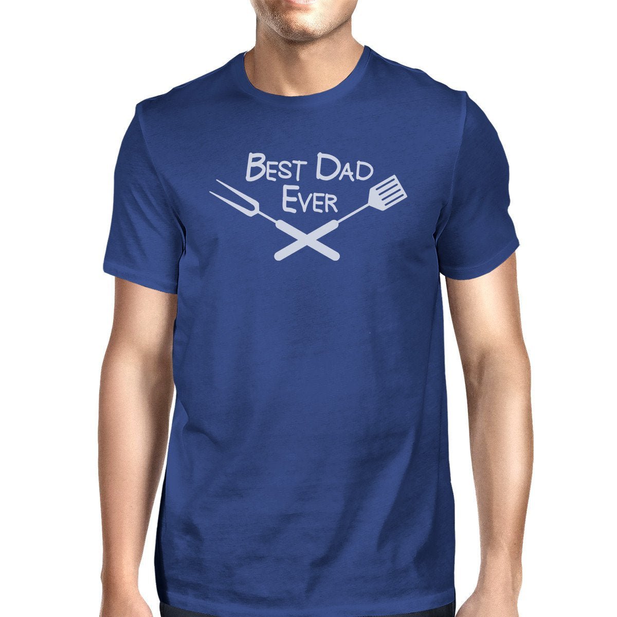 Best Bbq Dad Mens Blue Graphic Tee For Barbeque - Wow Store