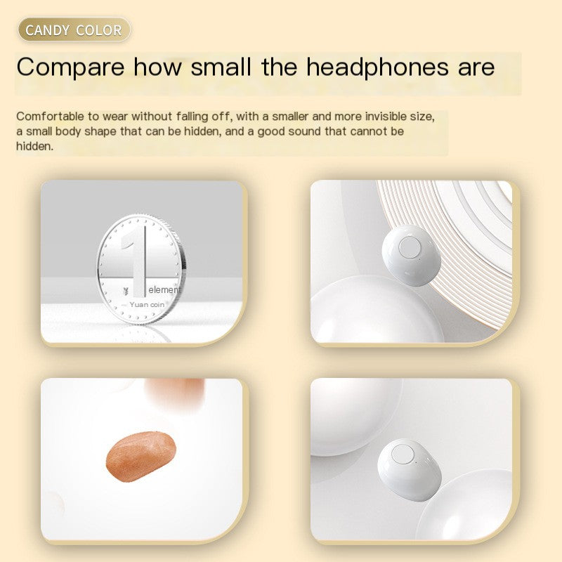 Invisible True Wireless Bluetooth Earbuds