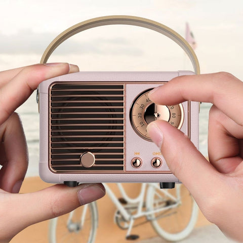 Bluetooth Compact Retro Speakers with Radio - Wow Store