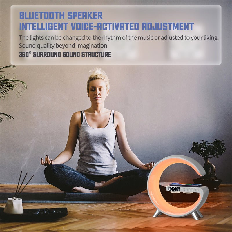 Bluetooth Speaker Wireless Charger Lamp - Wow Store