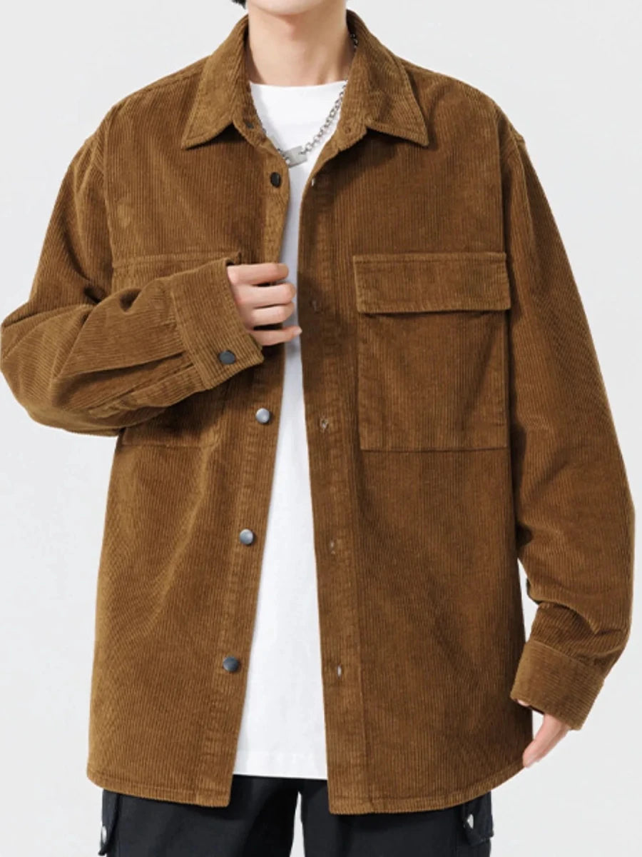BoldWear Men's Plus Size Oversized Button-Up Shirt - WowStore.live