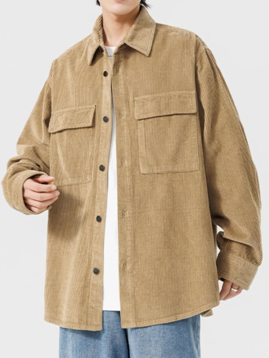 BoldWear Men's Plus Size Oversized Button-Up Shirt - WowStore.live