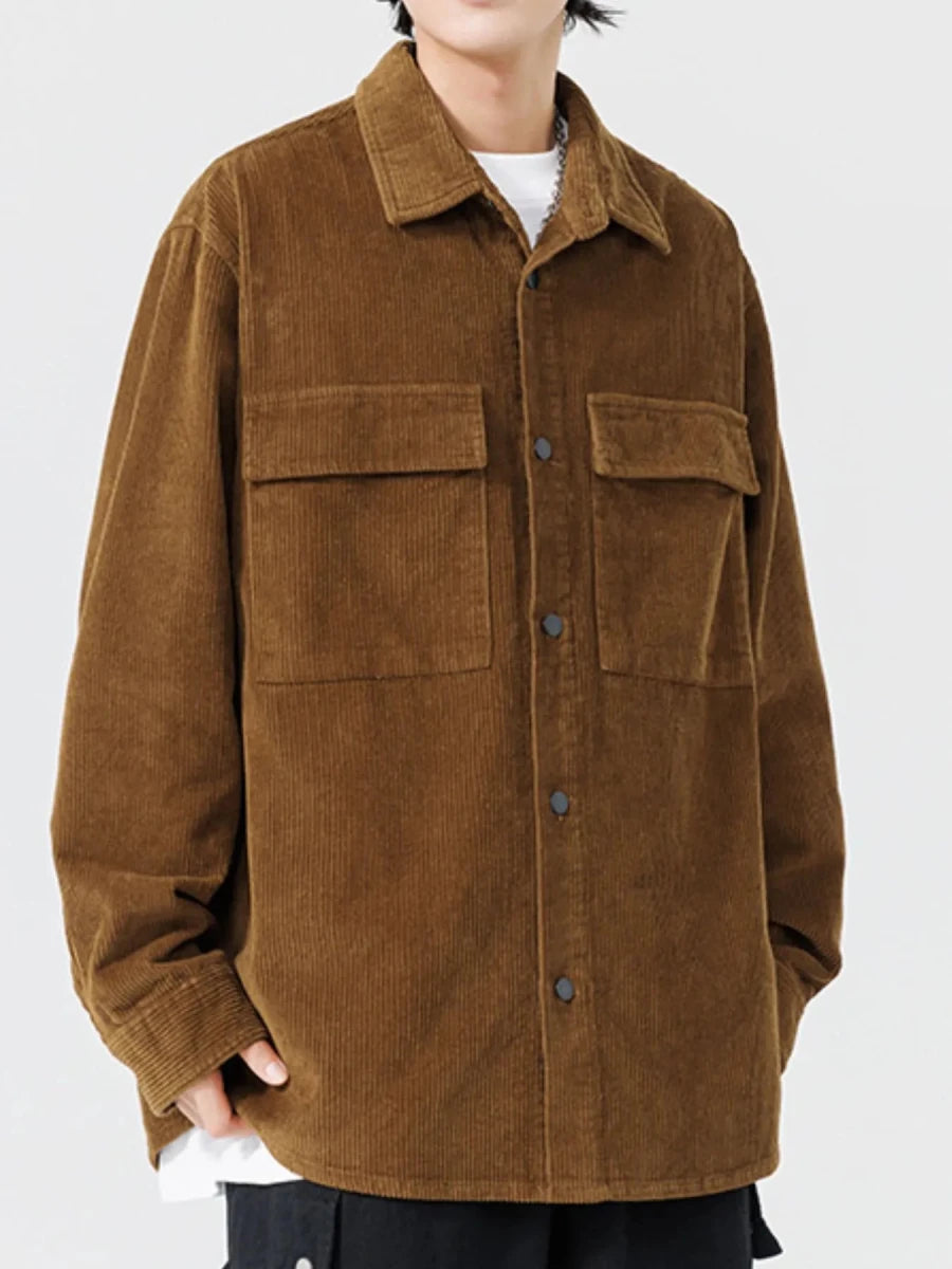 BoldWear Men's Plus Size Oversized Button-Up Shirt - WowStore.live