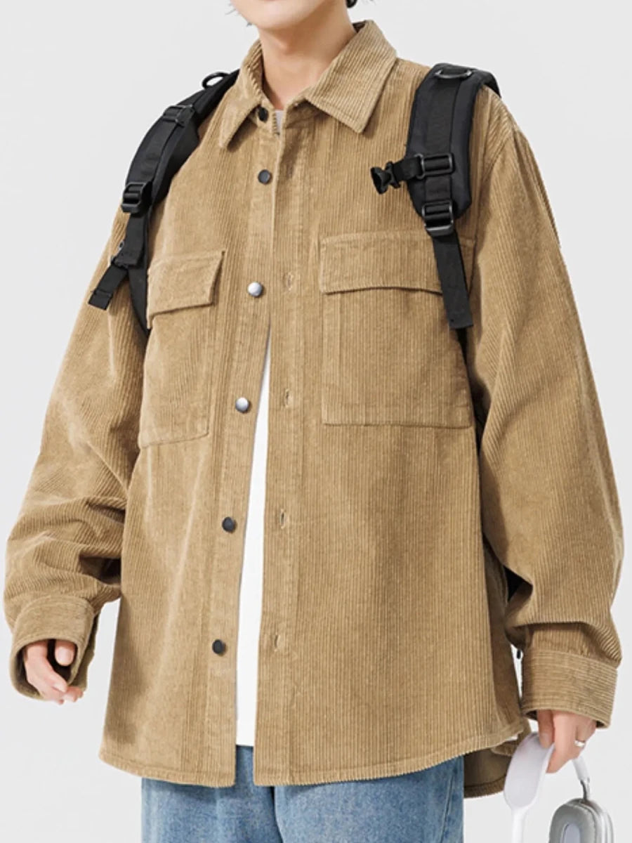 BoldWear Men's Plus Size Oversized Button-Up Shirt - WowStore.live