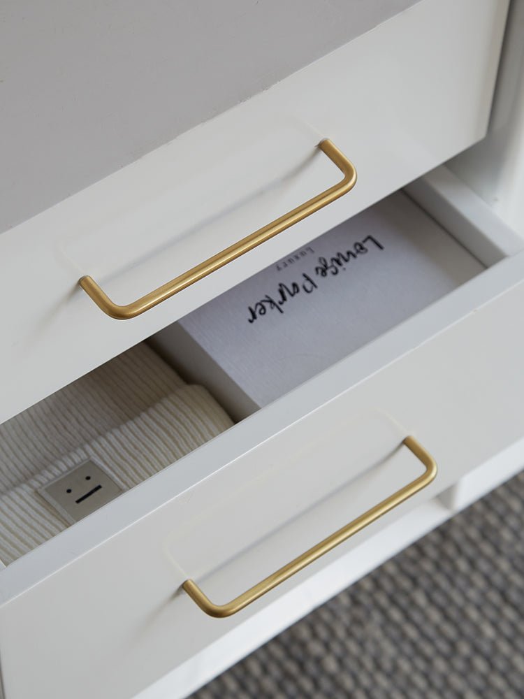 Brass-Tone Cabinet and Drawer Handle, 4 Lengths, Bar or Post-Mounted