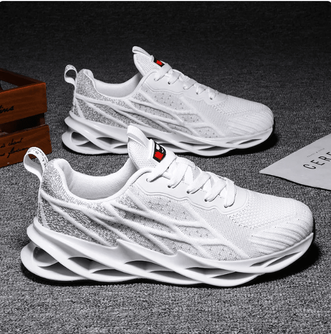 Breathable Mesh Sneakers with Cushioned Sole - WowStore.live
