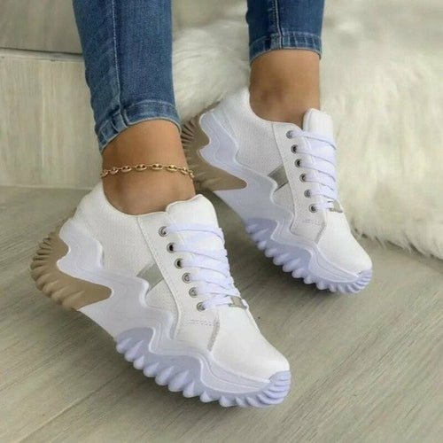 Breathable Vulcanized Women Shoes Casual Platform Sneakers - Wow Store