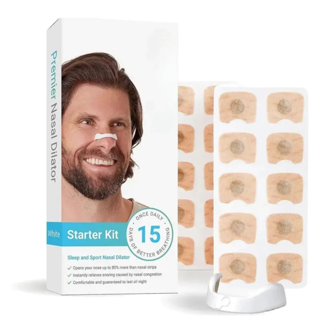 Breathe Easy Nasal Dilators - Anti - Snoring & Congestion Relief - Medical Grade Silicone, Multi - Size | WOW Store - Wow Store