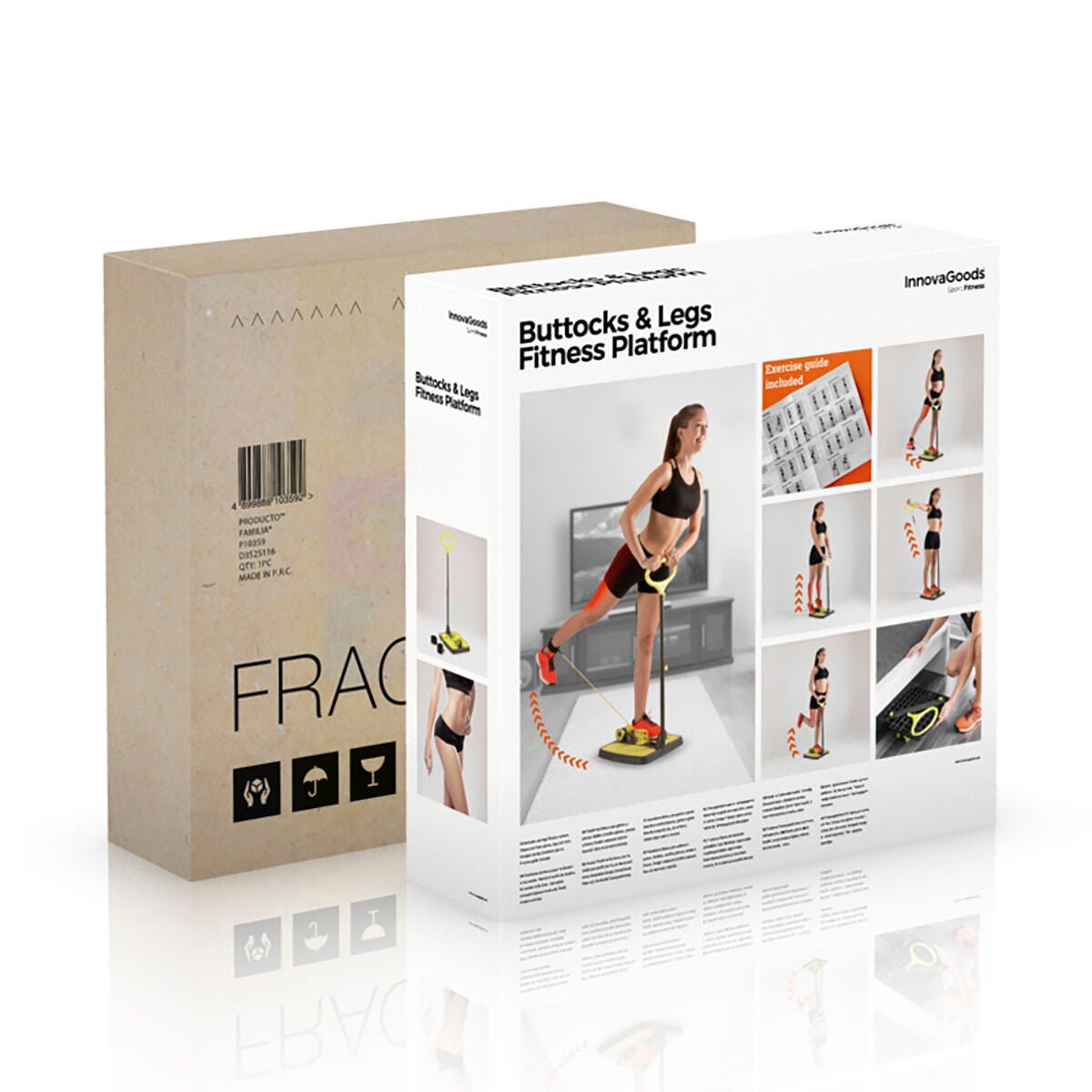 Buttocks & Legs Fitness Platform with Exercise Guide InnovaGoods | Wow Store - Wow Store