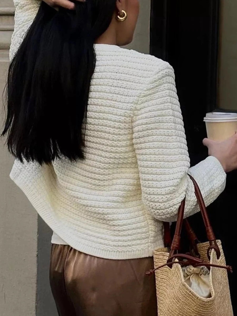 Button - Down Long Sleeve Cardigan - Wow Store