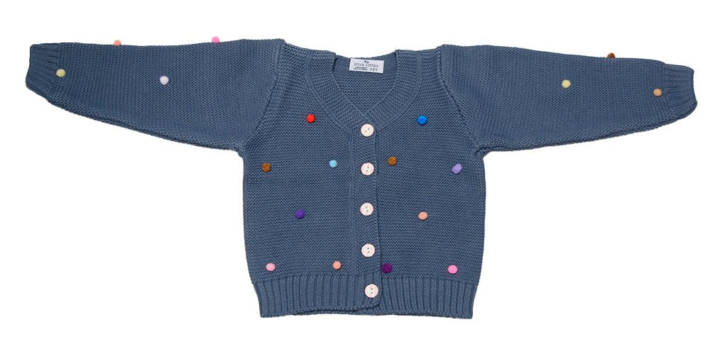 Button - Up Cardigan Sweater for Newborn and Toddler Girls - Wow Store