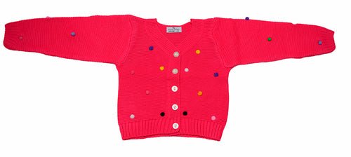 Button - Up Cardigan Sweater for Newborn and Toddler Girls - Wow Store