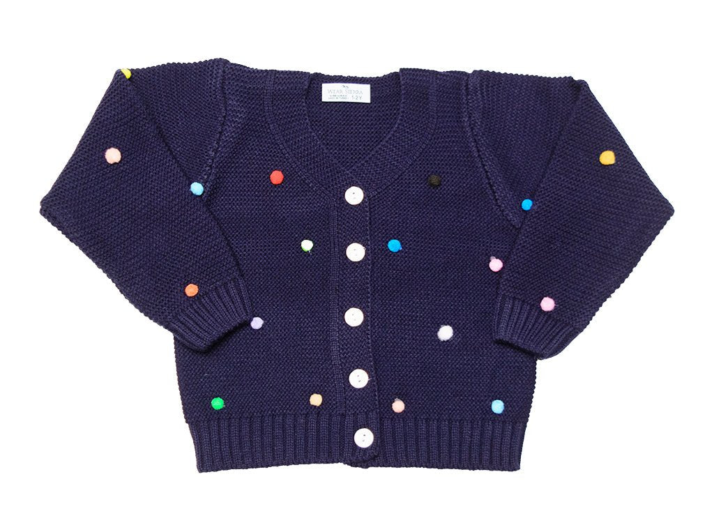 Button - Up Cardigan Sweater for Newborn and Toddler Girls - Wow Store