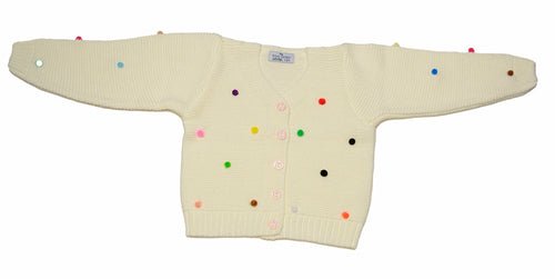Button - Up Cardigan Sweater for Newborn and Toddler Girls - Wow Store