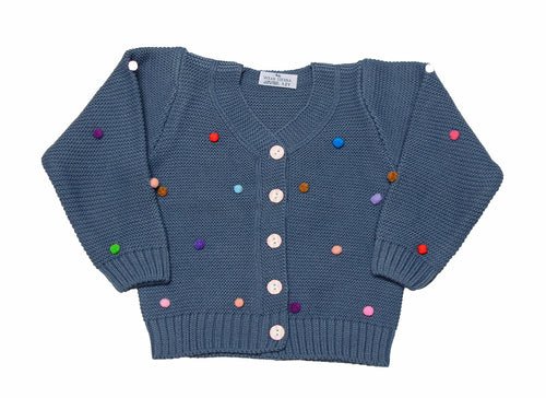 Button - Up Cardigan Sweater for Newborn and Toddler Girls - Wow Store