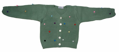 Button - Up Cardigan Sweater for Newborn and Toddler Girls - Wow Store