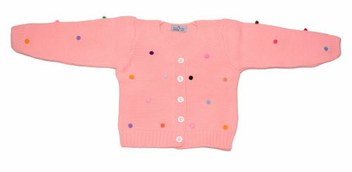 Button - Up Cardigan Sweater for Newborn and Toddler Girls - Wow Store