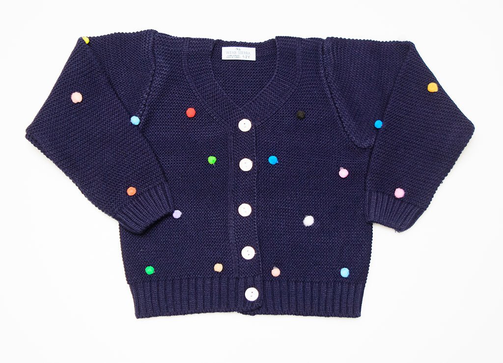 Button - Up Cardigan Sweater for Newborn and Toddler Girls - Wow Store