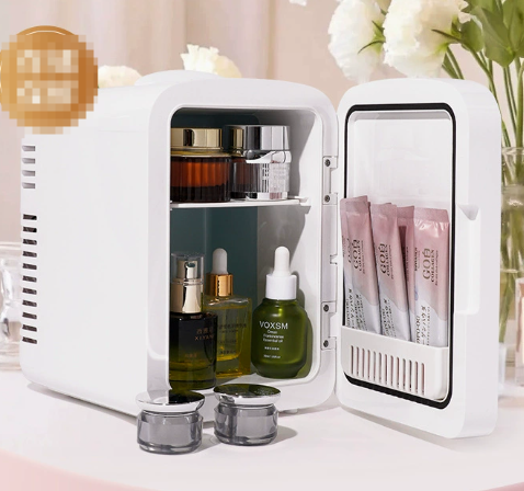 Luxury Mini Beauty Fridge with Dual Temperature Control