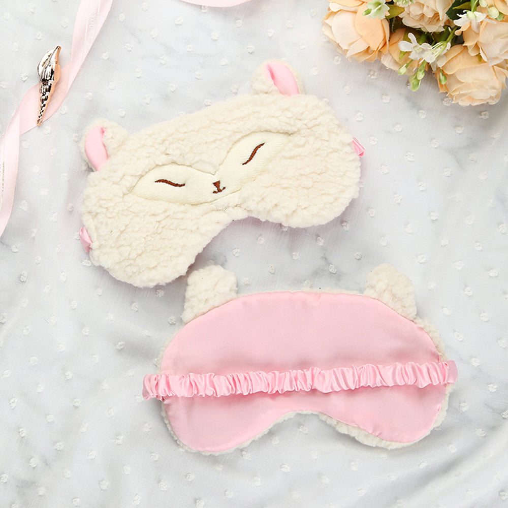 Plush Sheep Sleep Mask