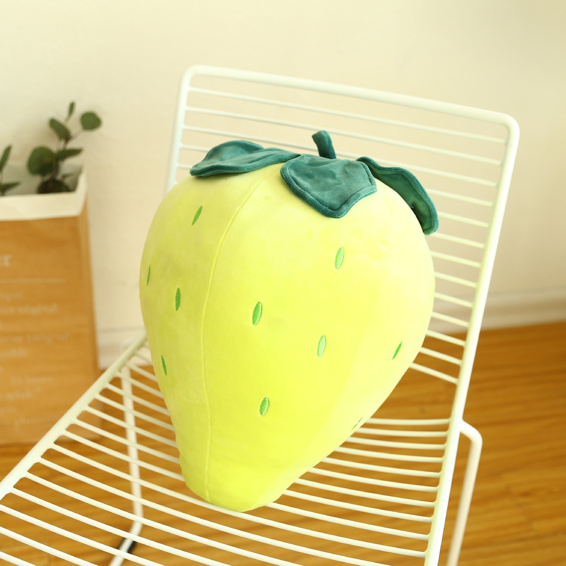 Plush Strawberry Pillow Toy