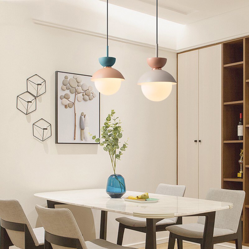 Nordic Glass Ball Pendant Lamp