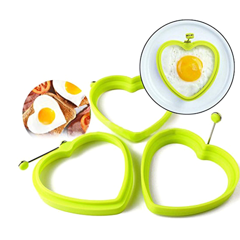 Heart & Star Silicone Egg Rings