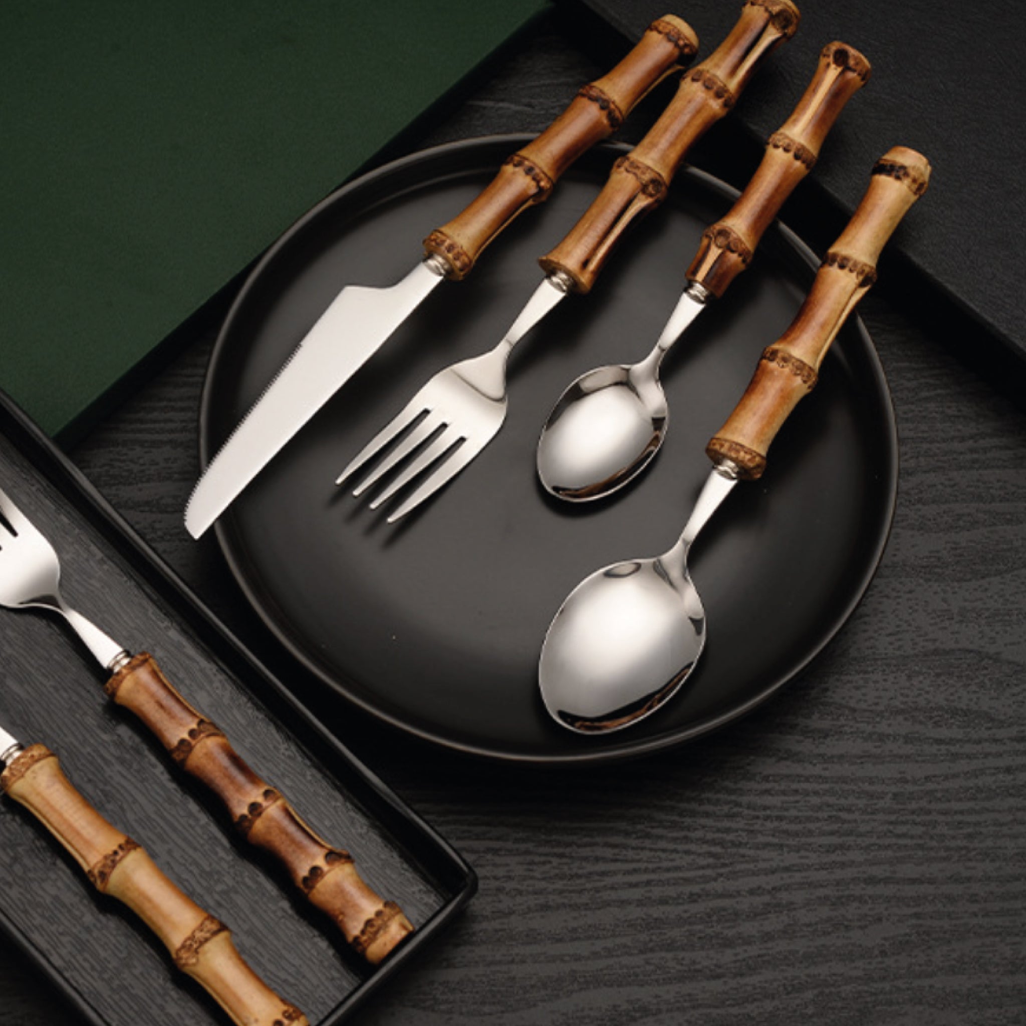 Artisan Bamboo Flatware Place Set