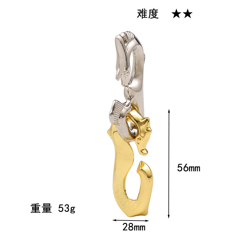 Luxury Puzzle Lock - Premium Zinc Alloy Intelligence Toy
