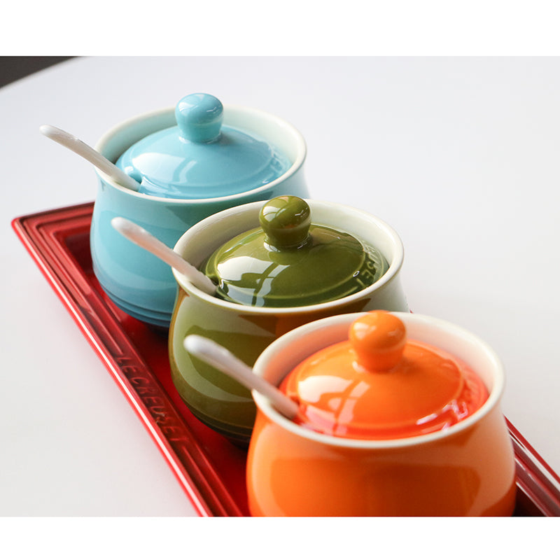 Ceramic Seasoning Jar Set with Salt Shaker