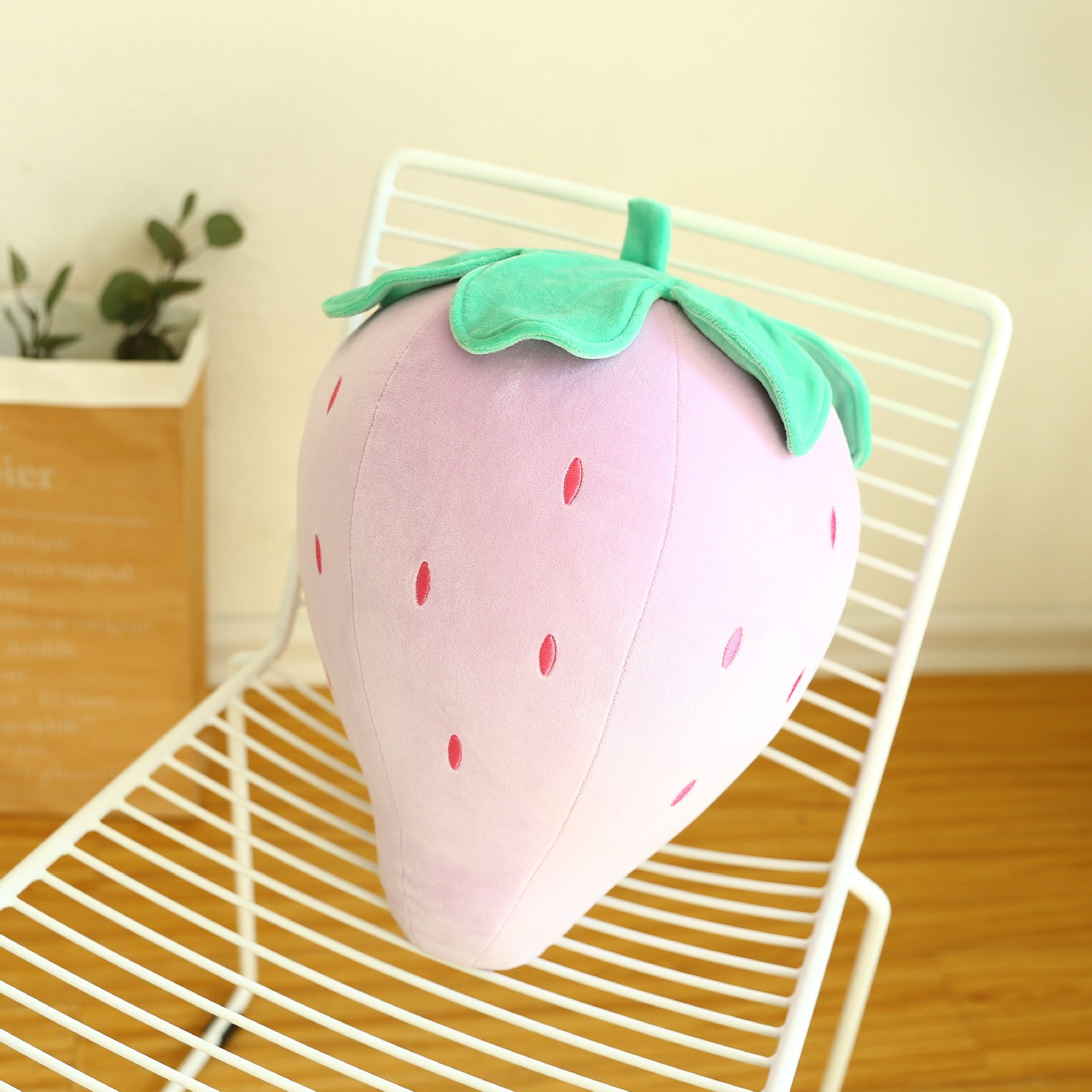 Plush Strawberry Pillow Toy