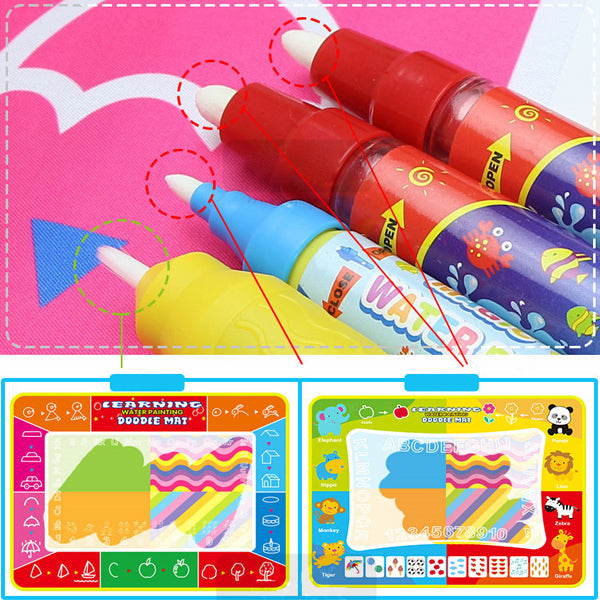 Interactive Erasable Water Color Learning Mat