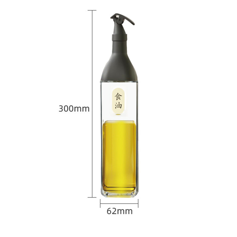 Premium Glass Seasoning Bottle with Precision Oiler