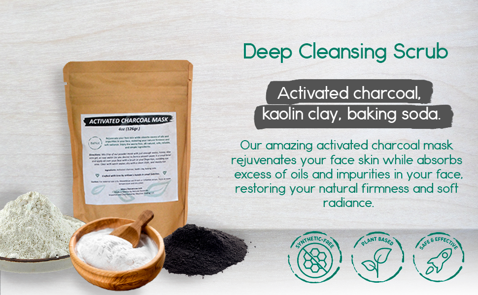 Activated Charcoal Detox & Deep Cleansing Mask