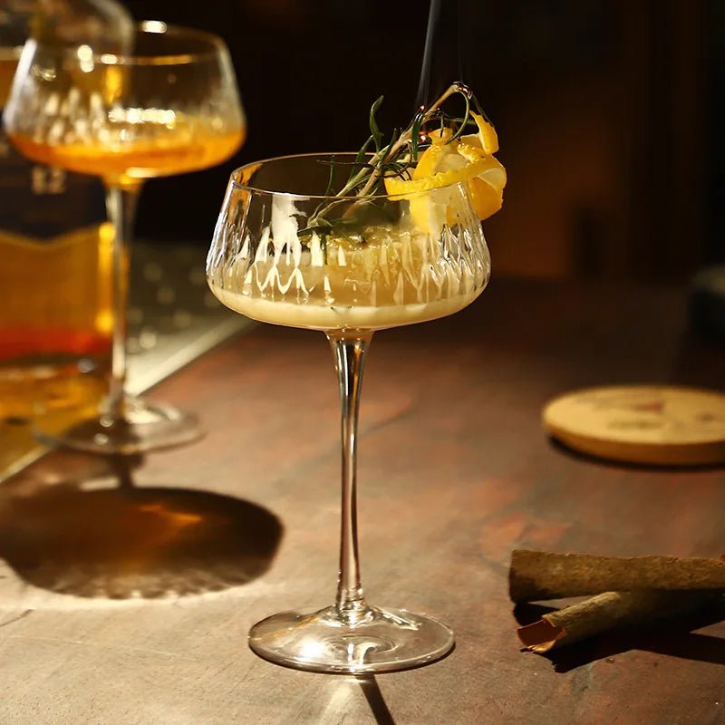 Carved Cocktail Glass Wine - Wow Store