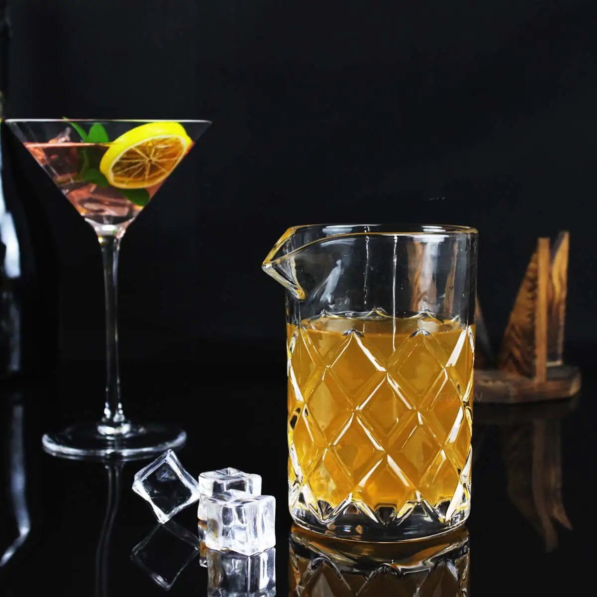 Carved Crystal Cocktail Mixer - Wow Store