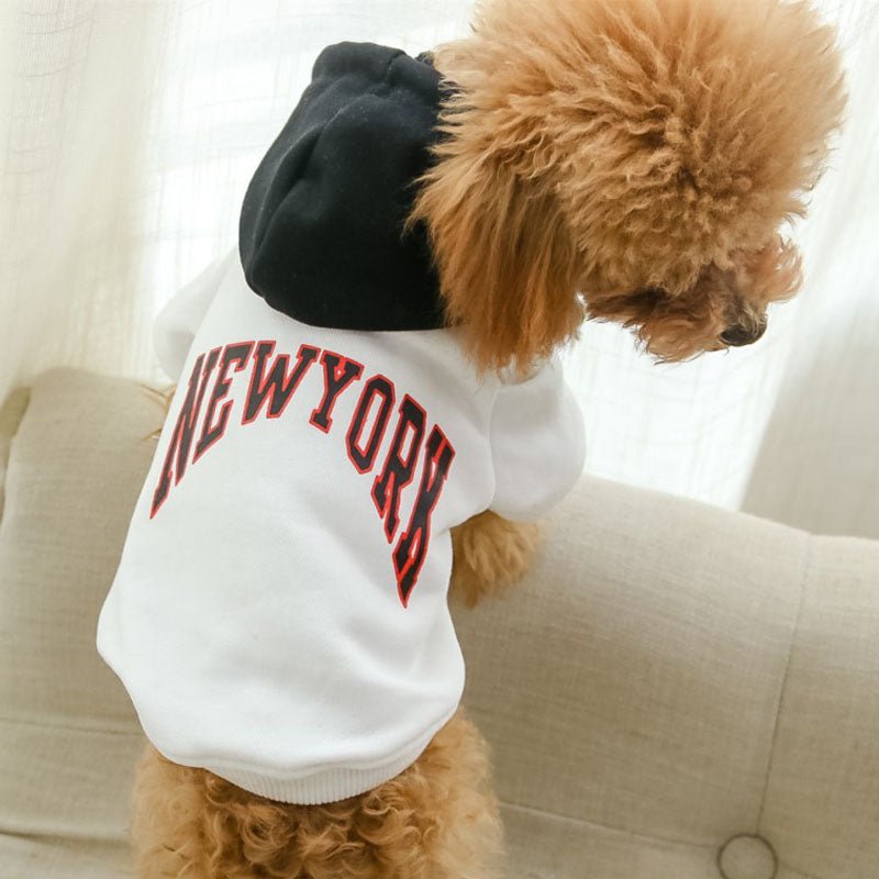 Casual Hooded Sweatshirt for Pets in Terry Cotton - WowStore.live