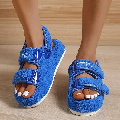 Casual Thick Bottom Women Sandals Orange/Blue/Black/Green - Wow Store