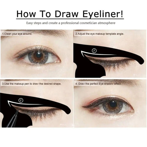 Cat Eye Makeup Tool - Eyeliner and Eyeshadow Stencil - Wow Store