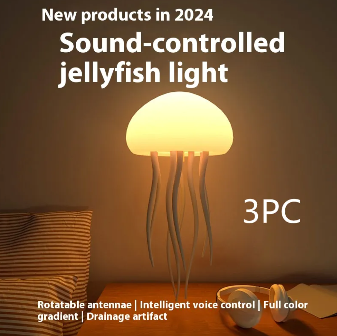 Jellyfish Mood Lamp - Smart LED Night Light