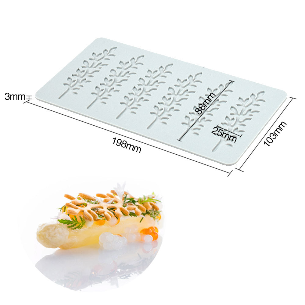 Pineapple Fruit Crisps Silicone Lace Baking Mat